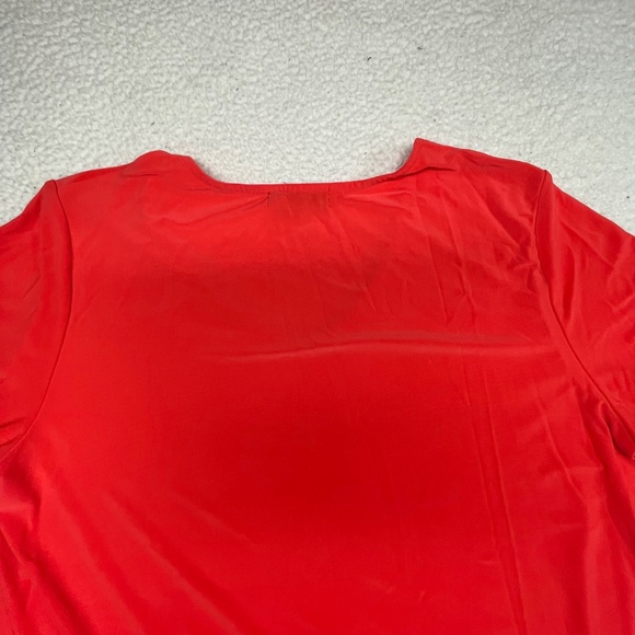 Women’s XL Alisha V-Neck Peach/Orange Tunic Top - Picture 8 of 12